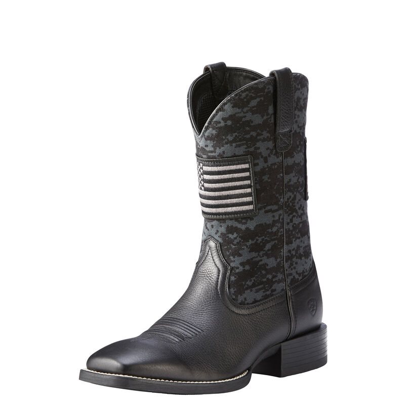 Ariat Sport Patriot - Western Laarzen Zwart Heren - 17298-898